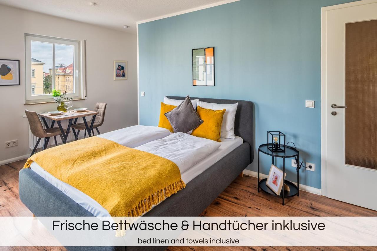 "Neptunblick"- Naehe Altstadt - Ruhig - Balkon - Parkplaetze Dresde Extérieur photo